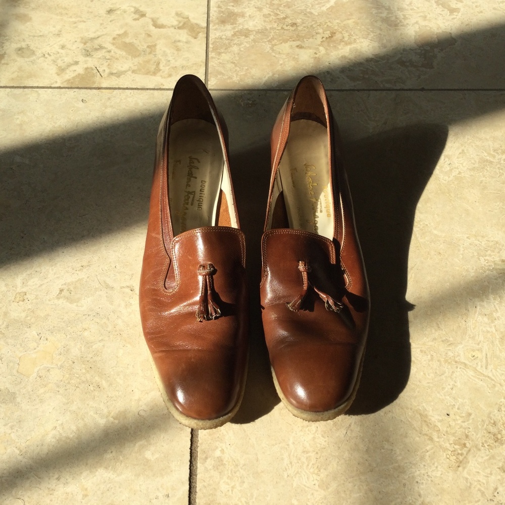 Salvatore Ferragamo Crepe Soled Loafers